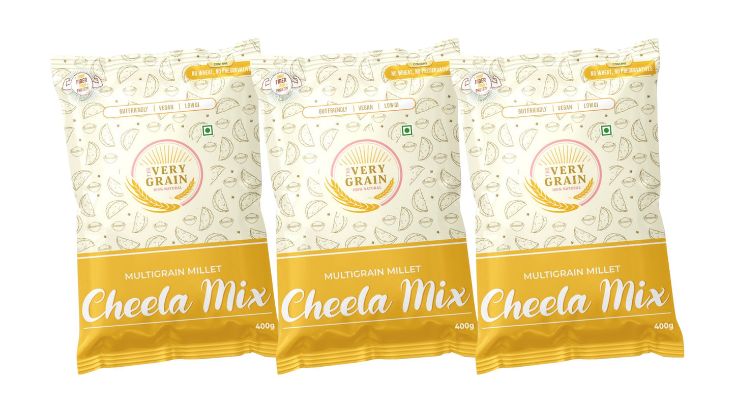 Multi Millet Cheela Mix (Gluten Free, High Protein) - 400 Gms each