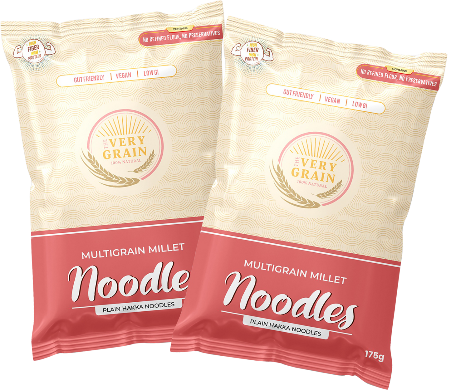 Multigrain Millet Noodles (Zero Maida, Low GI, High Protein) - 175 Gms each