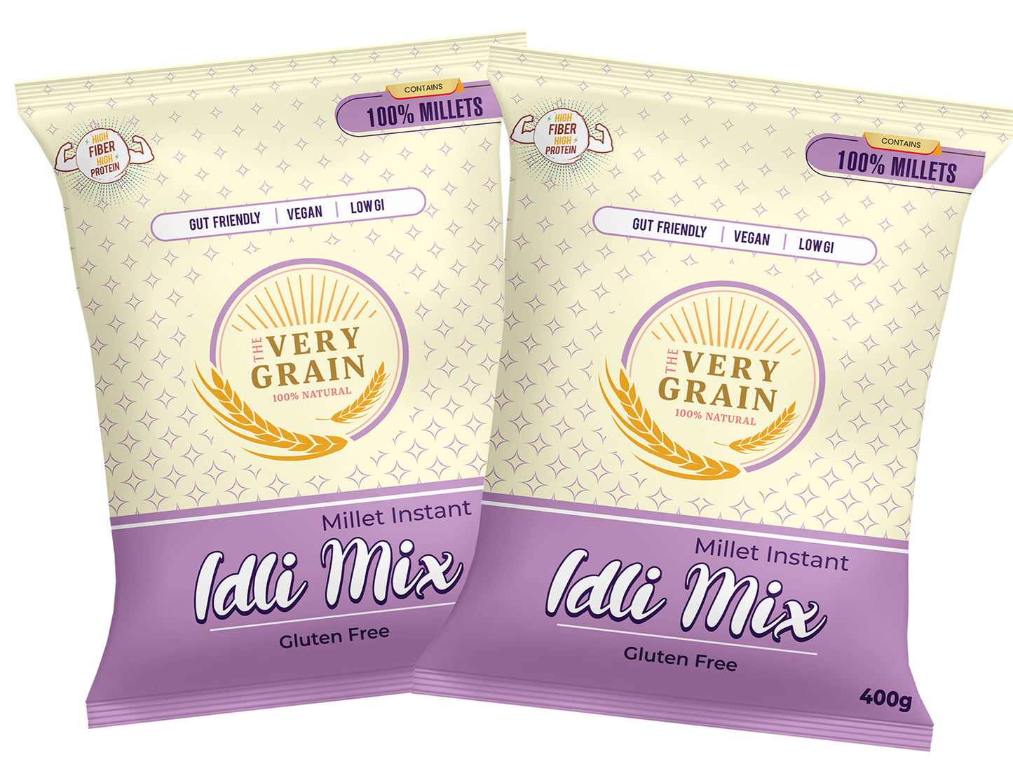 Millet Idli Mix (Gluten Free, Low GI, Diabetic Friendly) - 400 Gms each