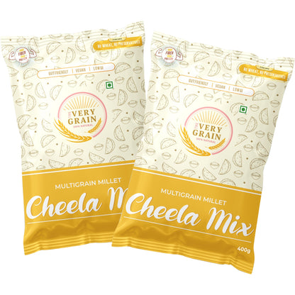 Multi Millet Cheela Mix (Gluten Free, High Protein) - 400 Gms