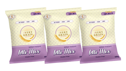 Millet Idli Mix (Gluten Free, Low GI, Diabetic Friendly) - 400 Gms each