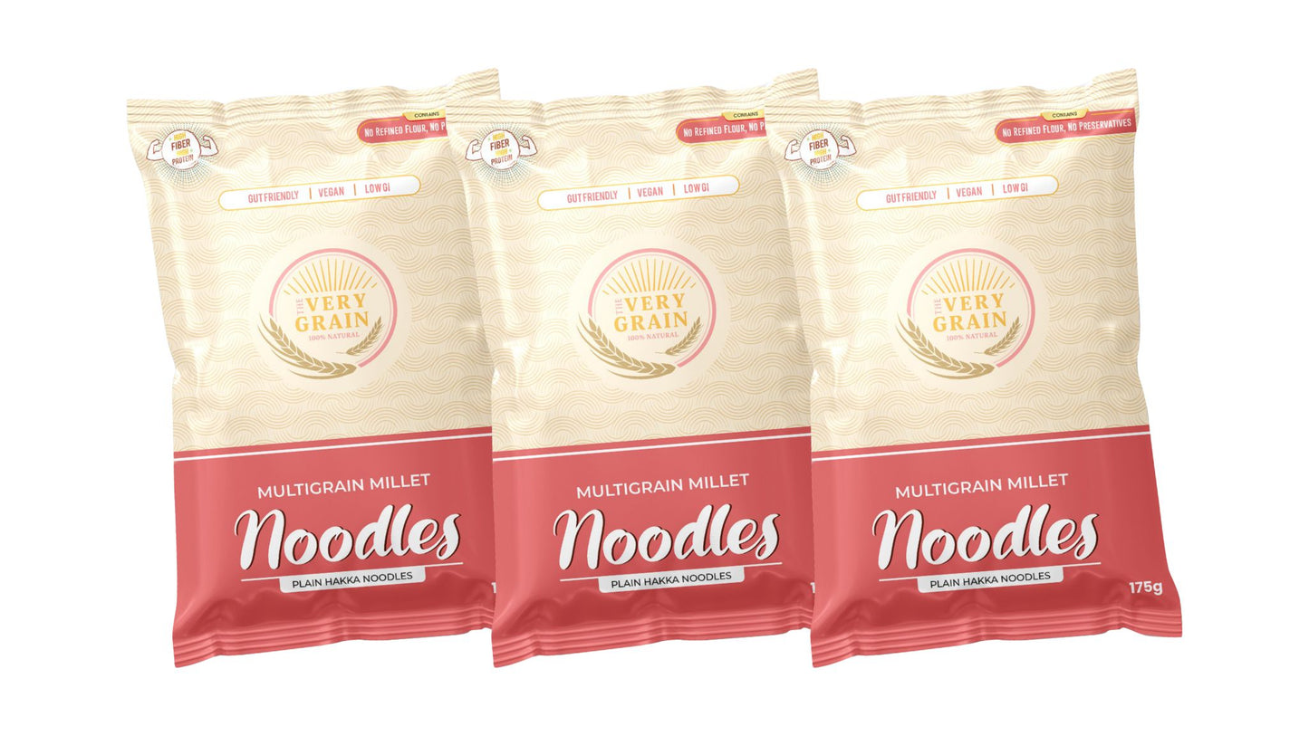 Multigrain Millet Noodles (Zero Maida, Low GI, High Protein) - 175 Gms each