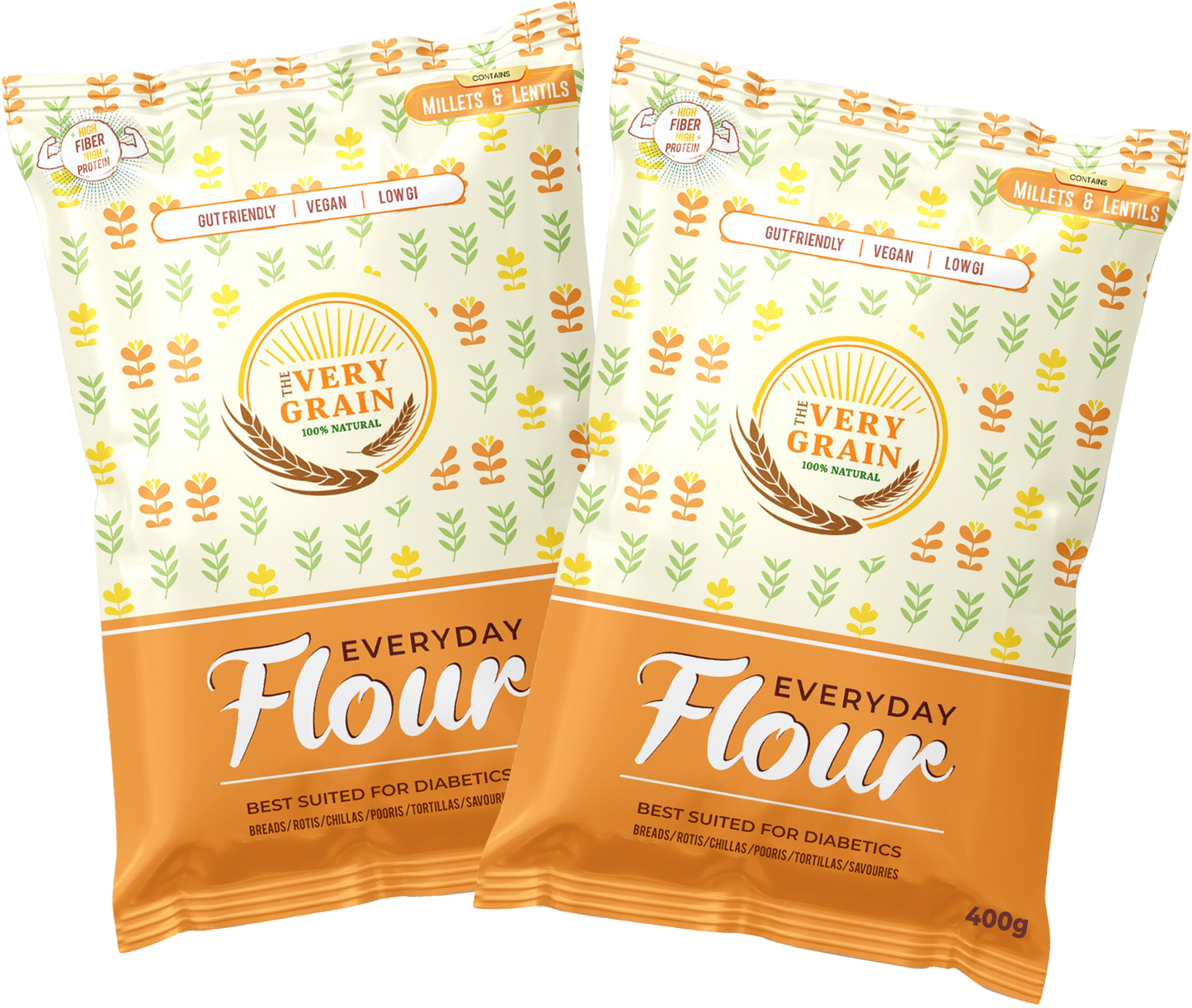 Everyday Flour (Low GI, High Protein, Wheat Free, Diabetic Friendly) - 400Gms