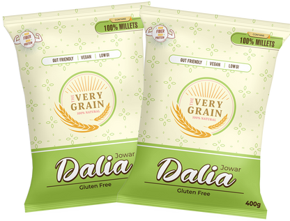 Jowar Dalia (Gluten Free, Low GI, Diabetic Friendly) - 400 Gms