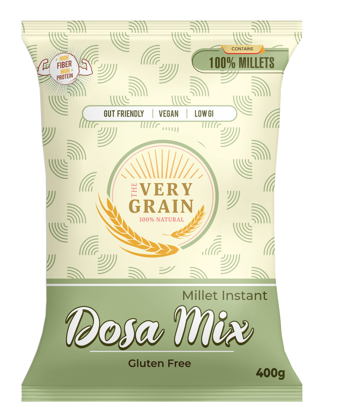 Millet Dosa Mix (Gluten Free, Low GI, Diabetic Friendly) - 400 Gms