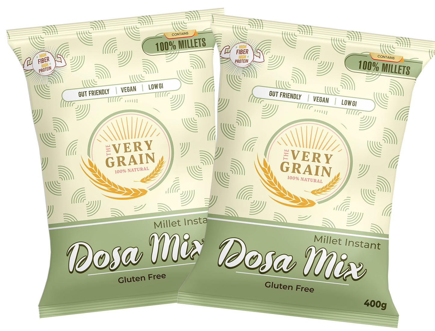 Millet Dosa Mix (Gluten Free, Low GI, Diabetic Friendly) - 400 Gms