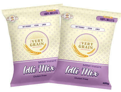 Millet Idli Mix (Gluten Free, Low GI, Diabetic Friendly) - 400 Gms