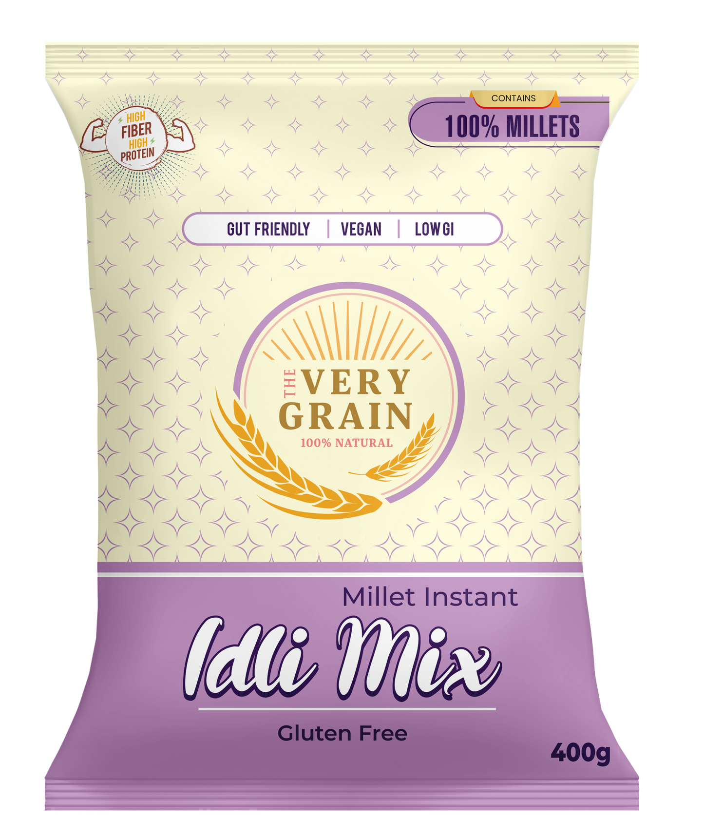 Millet Idli Mix (Gluten Free, Low GI, Diabetic Friendly) - 400 Gms